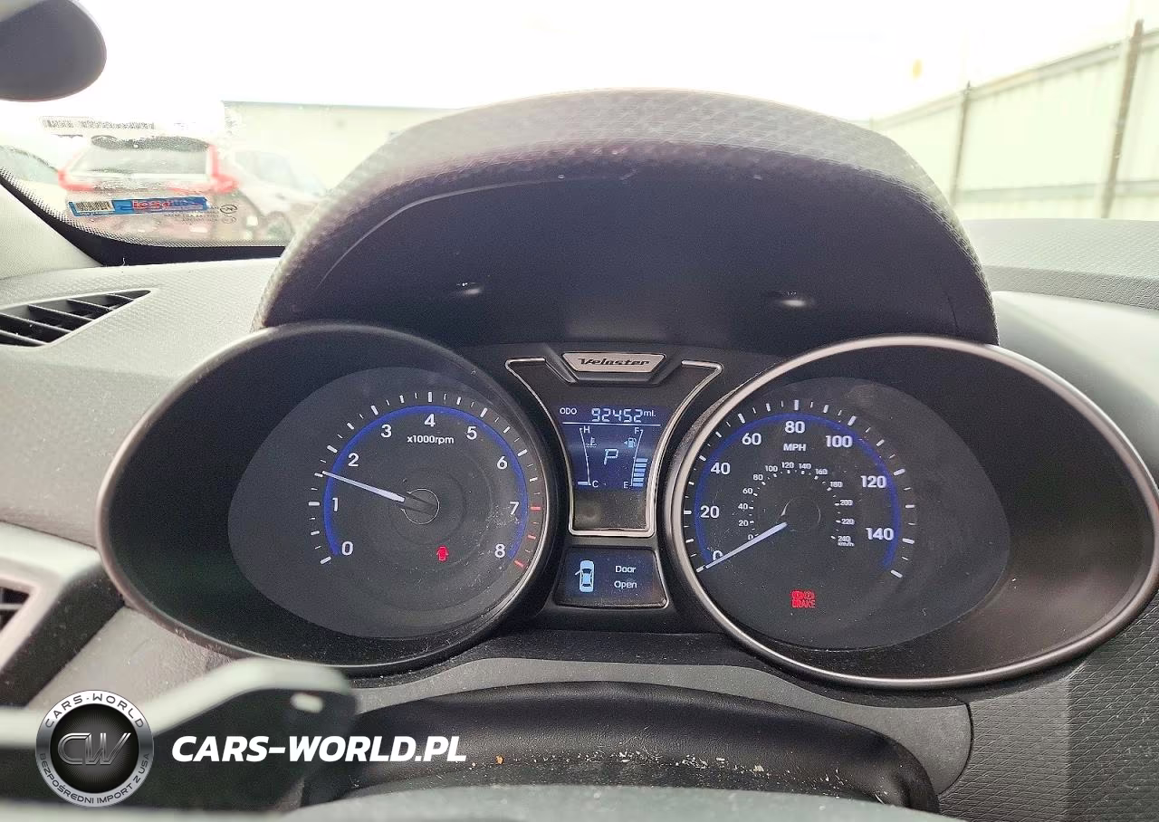 2014 Hyundai Veloster Turbo VIN:KMHTC6AE4EU193704 - 9