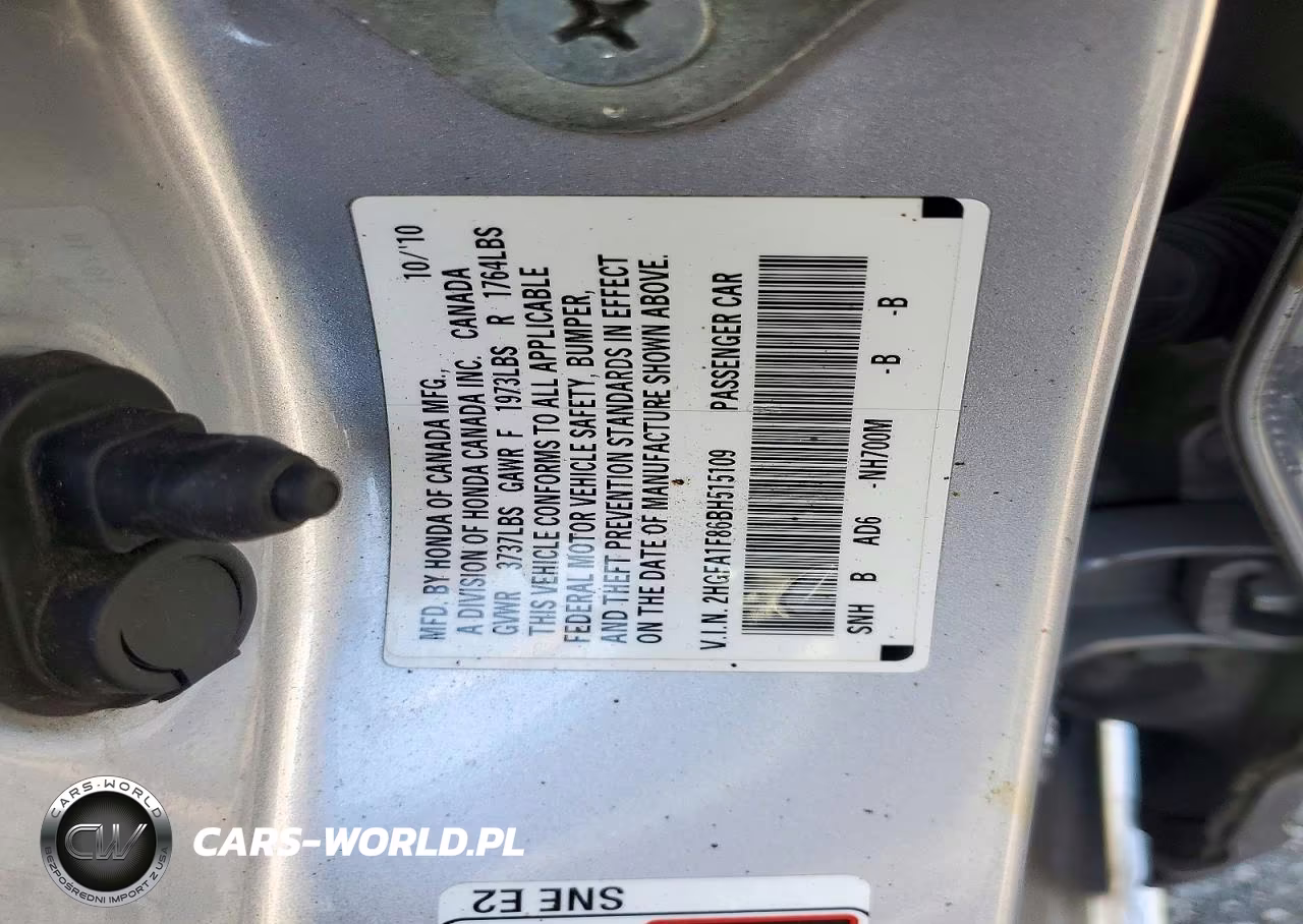 2011 Honda Civic Ex VIN:2HGFA1F86BH515109 - 13