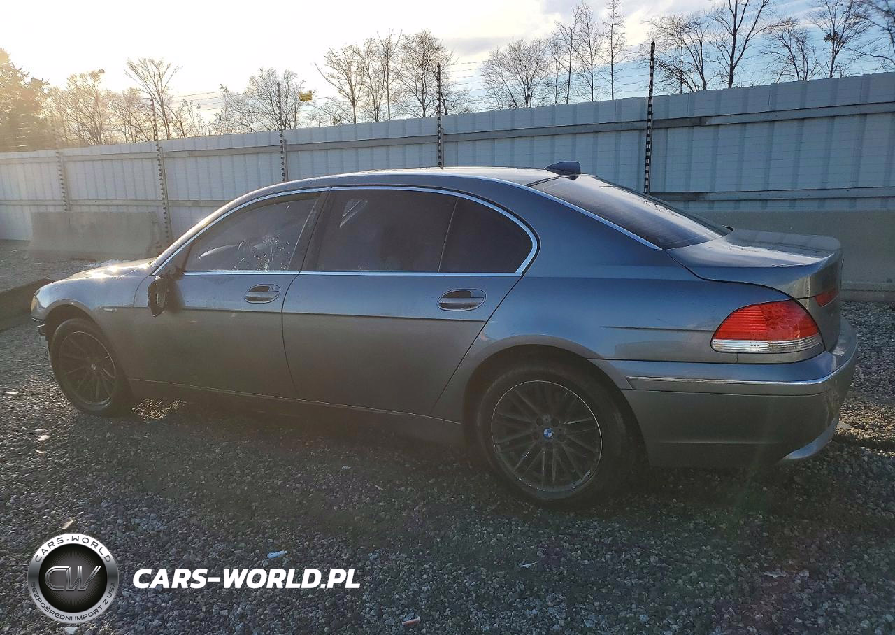 2005 BMW 745 Li VIN:WBAGN63555DS59543 - 2