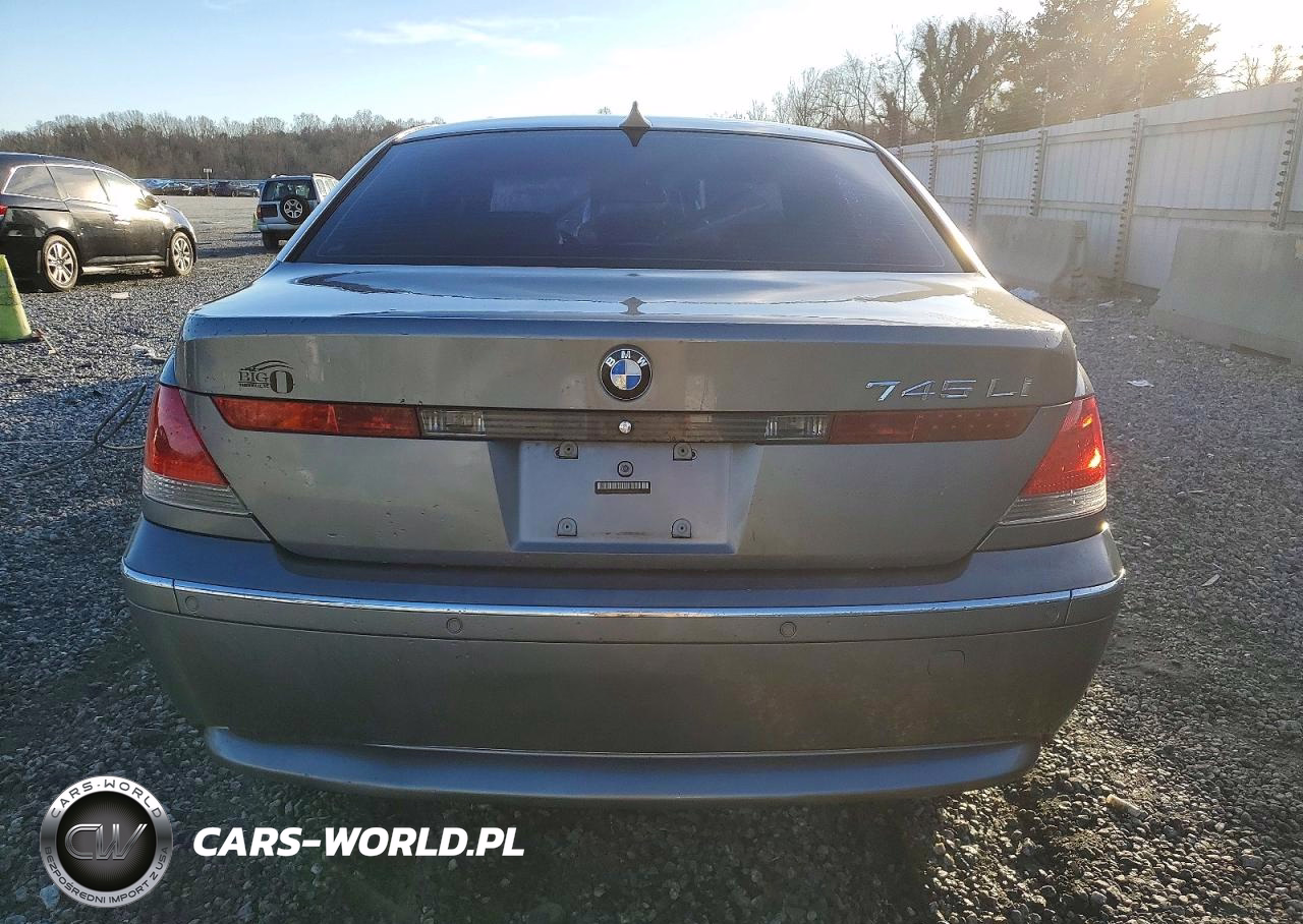 2005 BMW 745 Li VIN:WBAGN63555DS59543 - 6