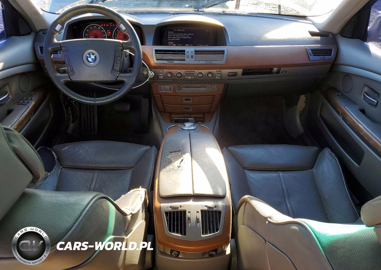 2005 BMW 745 Li VIN:WBAGN63555DS59543 - 8