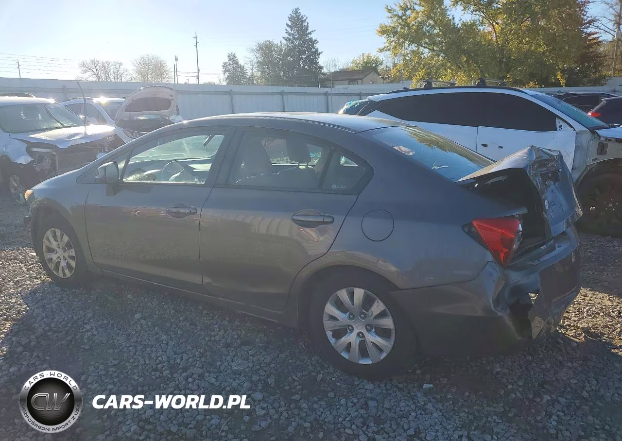2012 Honda Civic Lx VIN:19XFB2F58CE080243 - 2