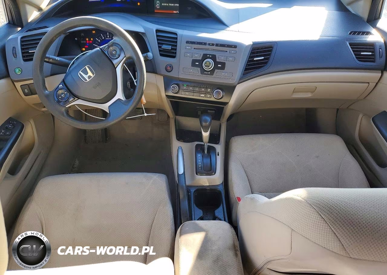 2012 Honda Civic Lx VIN:19XFB2F58CE080243 - 8