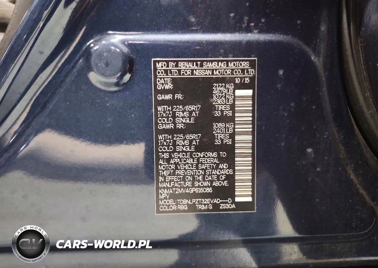 2016 Nissan Rogue S VIN:KNMAT2MV4GP616086 - 13