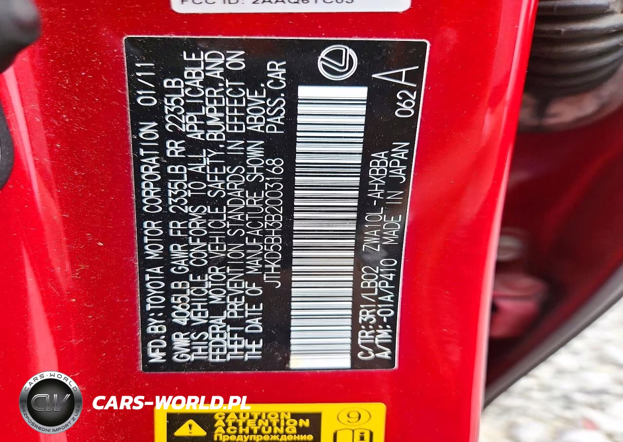 2011 Lexus Ct 200 VIN:JTHKD5BH3B2003168 - 12