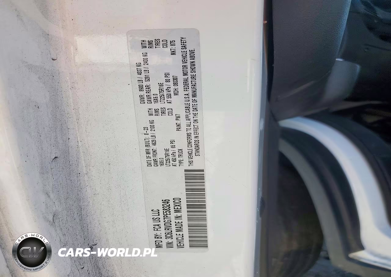 2023 Ram Promaster 2500 Delivery Van VIN:3C6LRVDG7PE583246 - 13