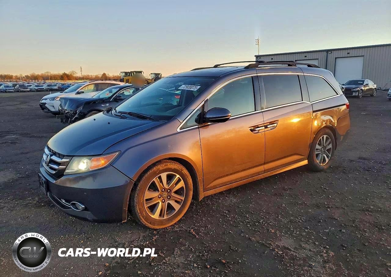 2014 Honda Odyssey Touring VIN:5FNRL5H92EB136461 - 1