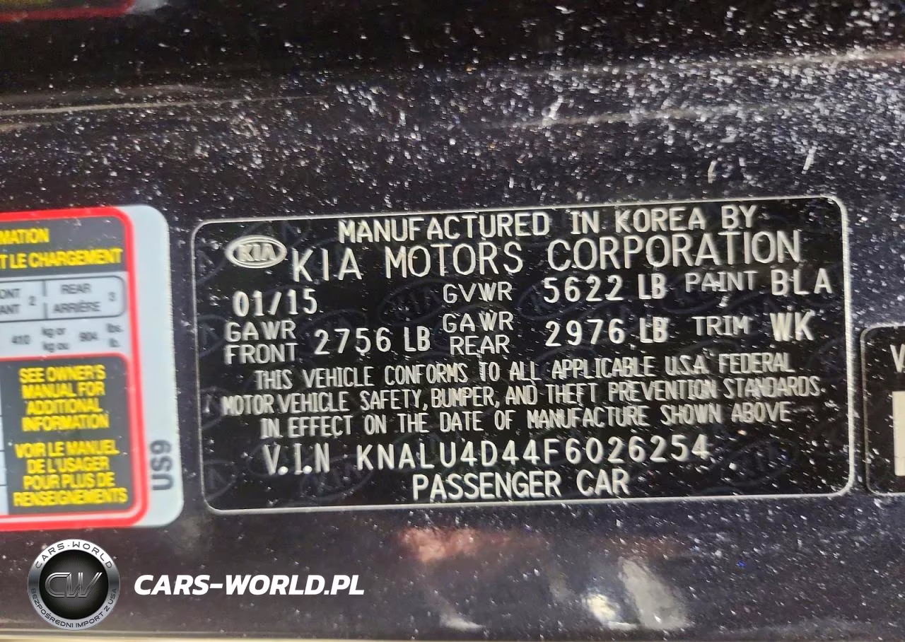 2015 Kia K900 Premium VIN:KNALU4D44F6026254 - 12