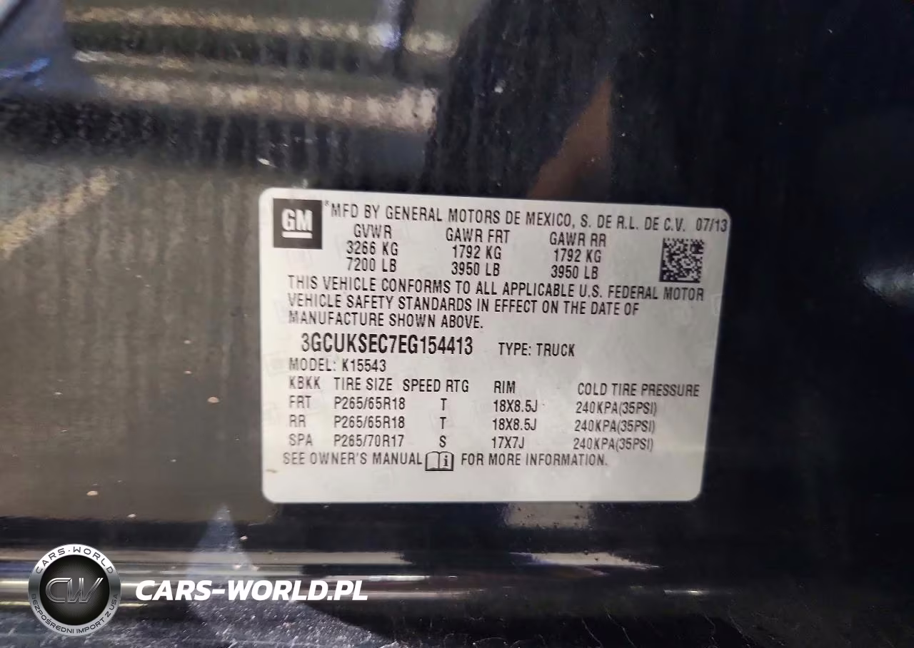 2014 Chevrolet Silverado K1500 Ltz VIN:3GCUKSEC7EG154413 - 12