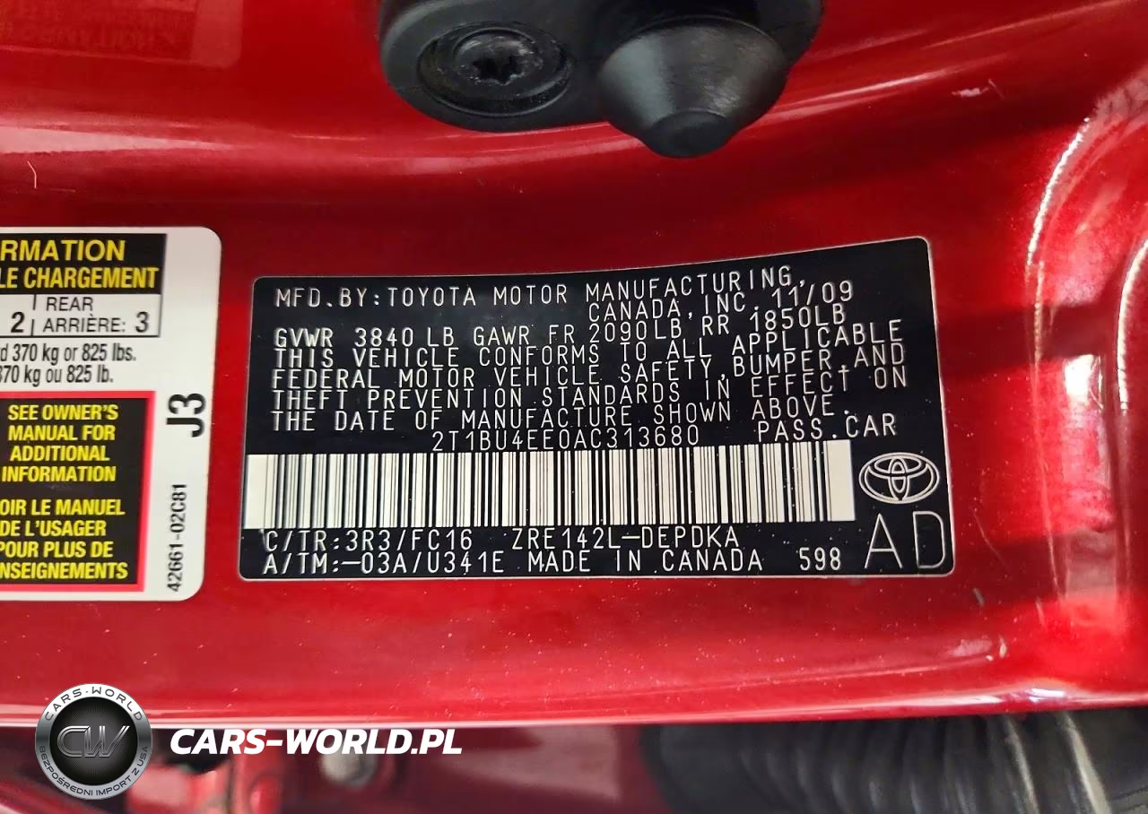2010 Toyota Corolla Le VIN:2T1BU4EE0AC313680 - 12