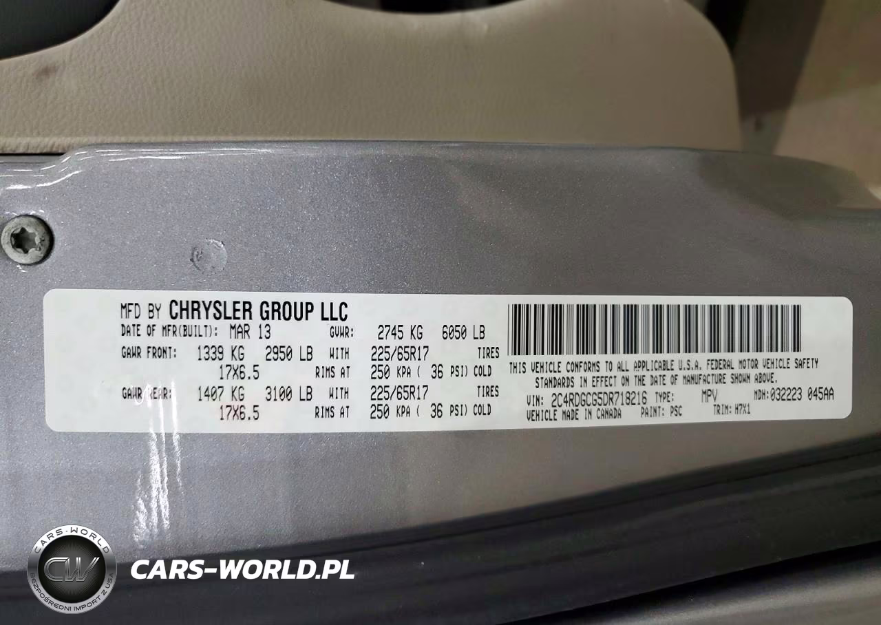 2013 Dodge Grand Caravan Sxt VIN:2C4RDGCG5DR718216 - 13