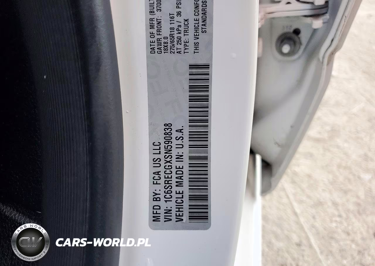 2025 Ram 1500 Tradesman VIN:1C6SRECGXSN590838 - 12