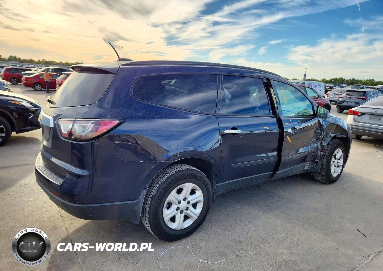 2017 Chevrolet Traverse Ls VIN:1GNKRFKD8HJ229587 - 3