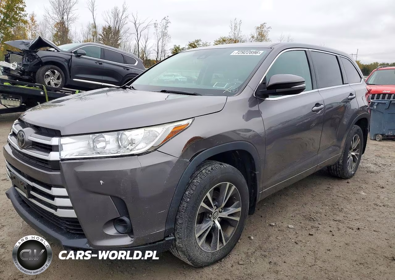2017 Toyota Highlander Le VIN:5TDBZRFH0HS439921 - 1