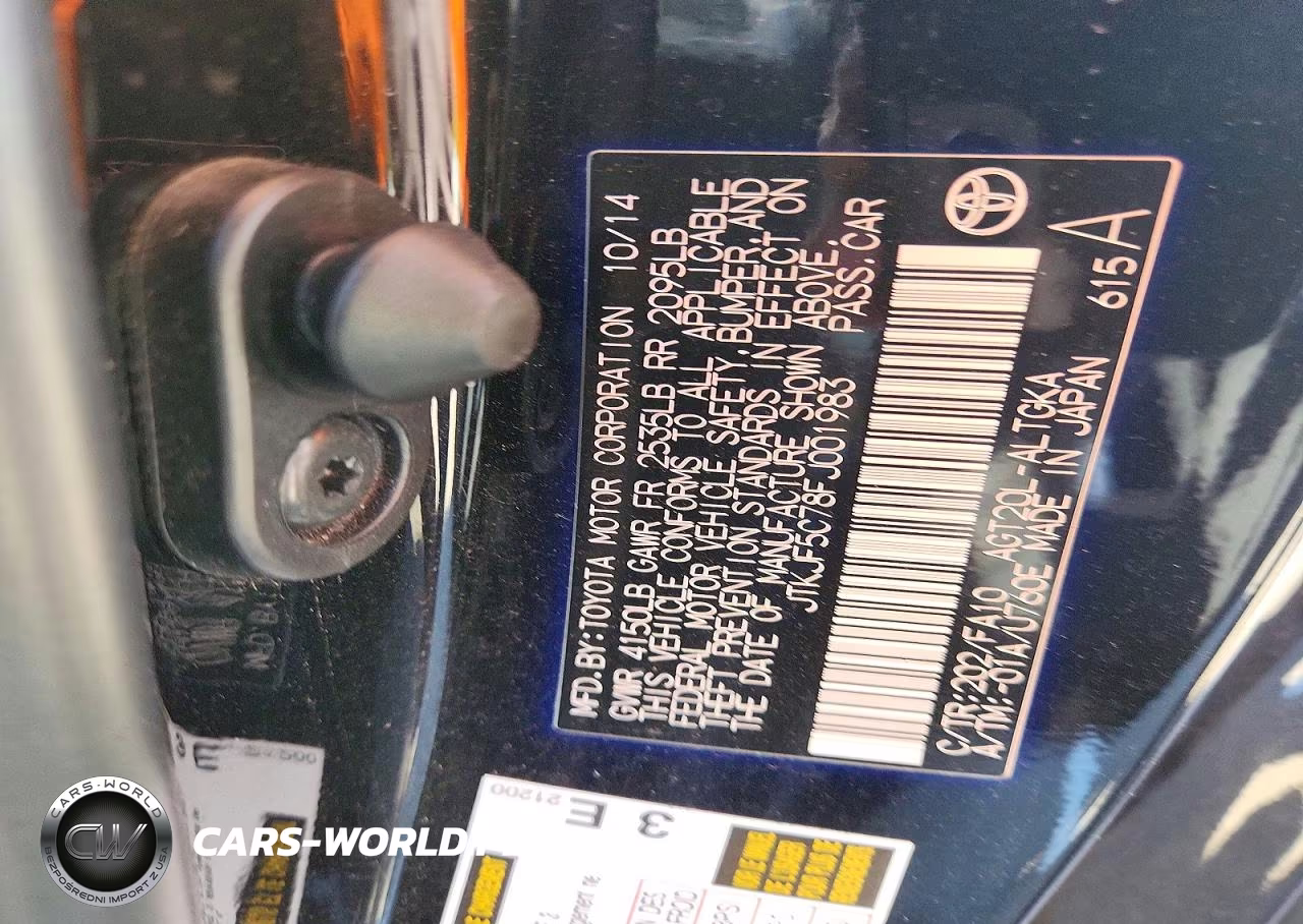 2015 Scion Tc Base VIN:JTKJF5C78FJ001983 - 12