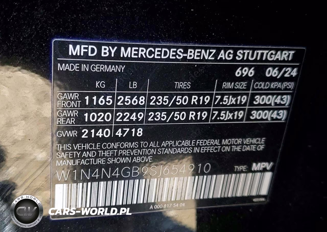 2025 Mercedes-Benz Gla 250 VIN:W1N4N4GB9SJ654910 - 13