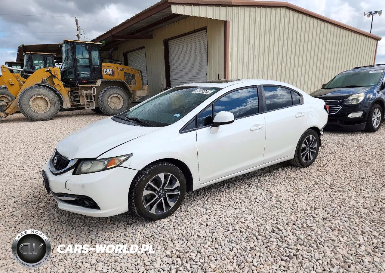 2013 Honda Civic Exl VIN:19XFB2F90DE035124 - 1