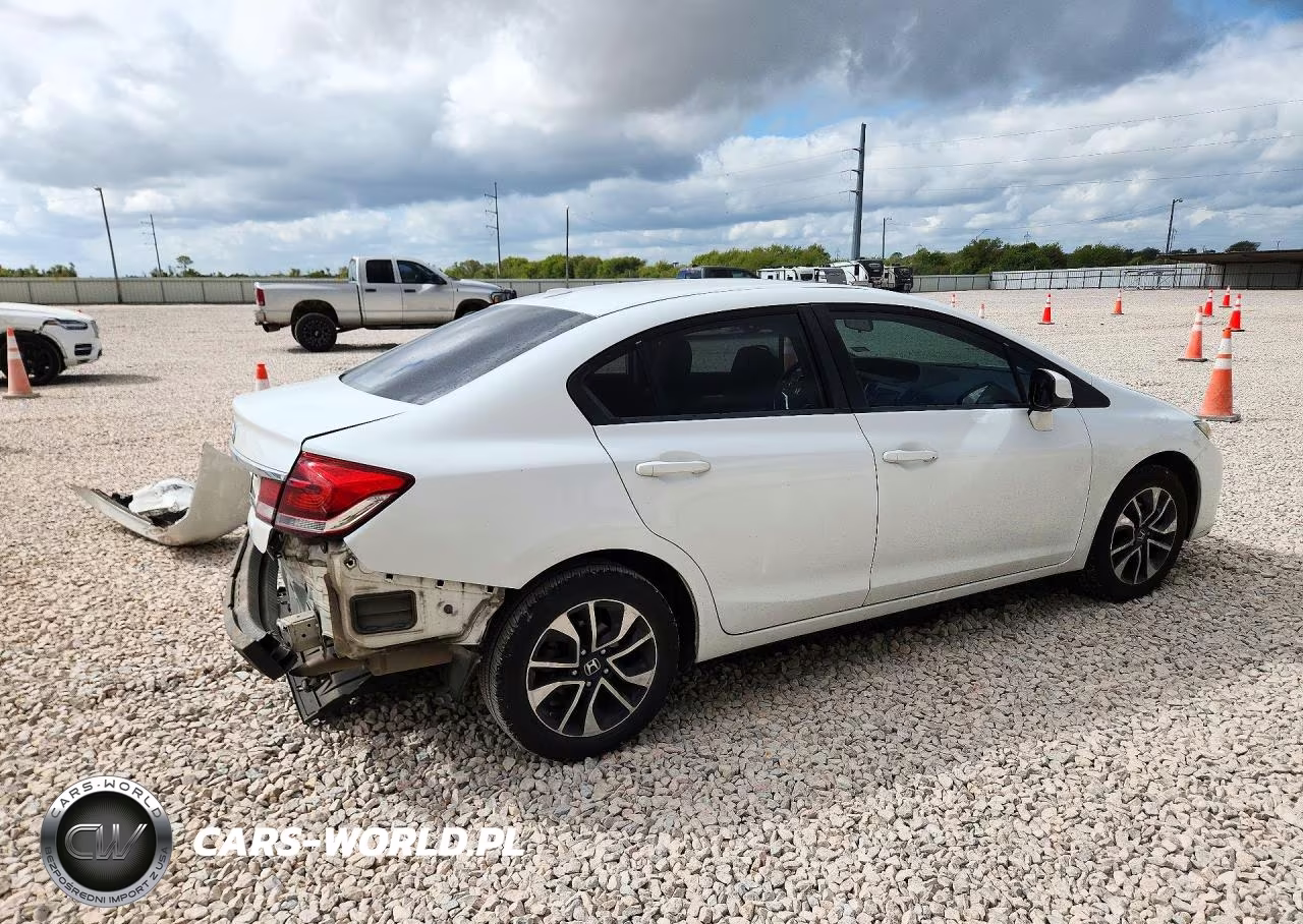 2013 Honda Civic Exl VIN:19XFB2F90DE035124 - 3