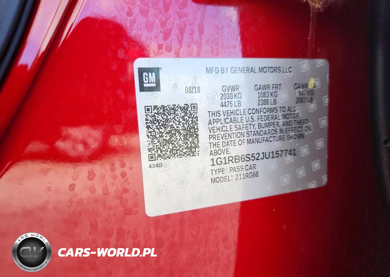 2018 Chevrolet Volt Premier VIN:1G1RB6S52JU157741 - 12