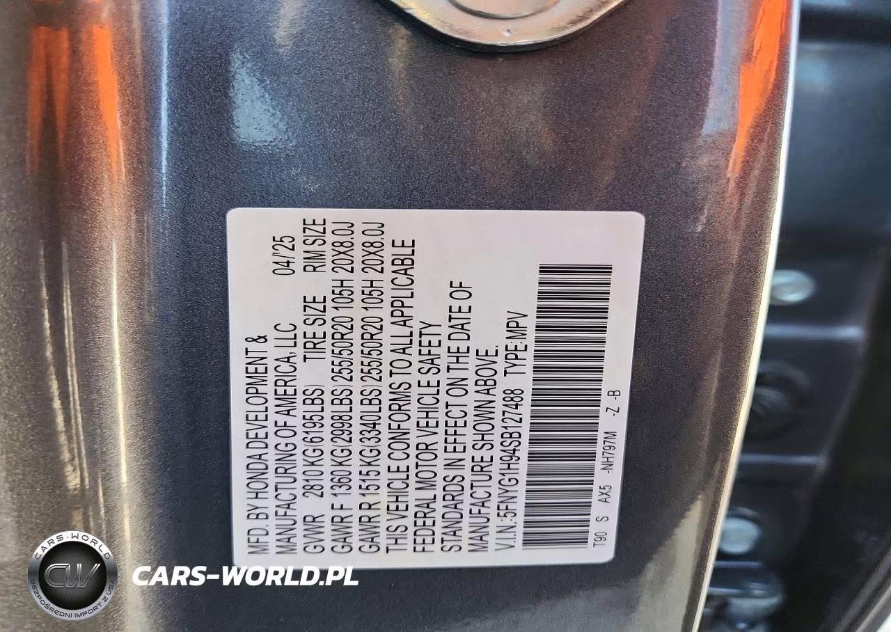 2025 Honda Pilot Black Edition VIN:5FNYG1H94SB127488 - 13