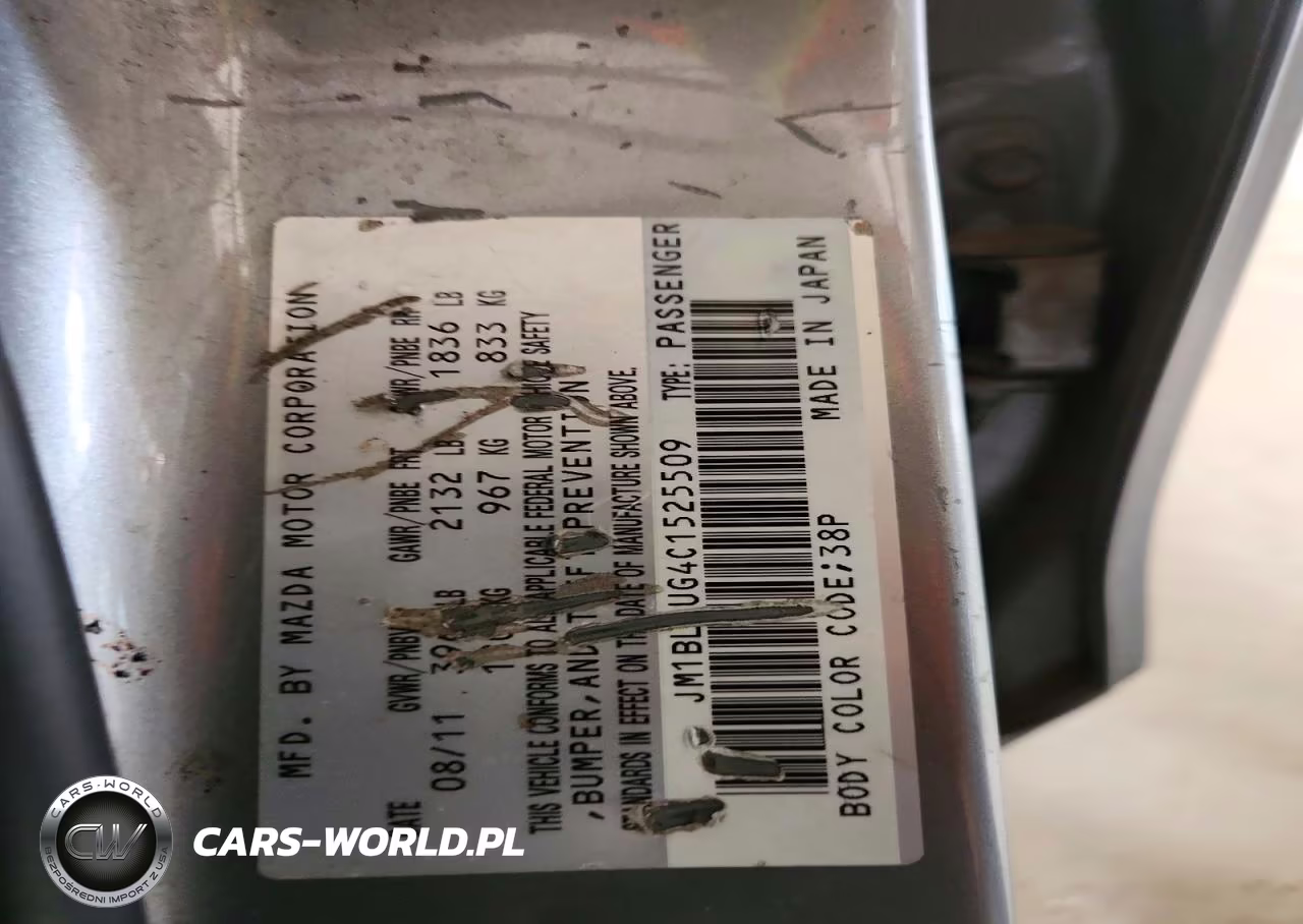 2012 Mazda 3 I VIN:JM1BL1UG4C1525509 - 12