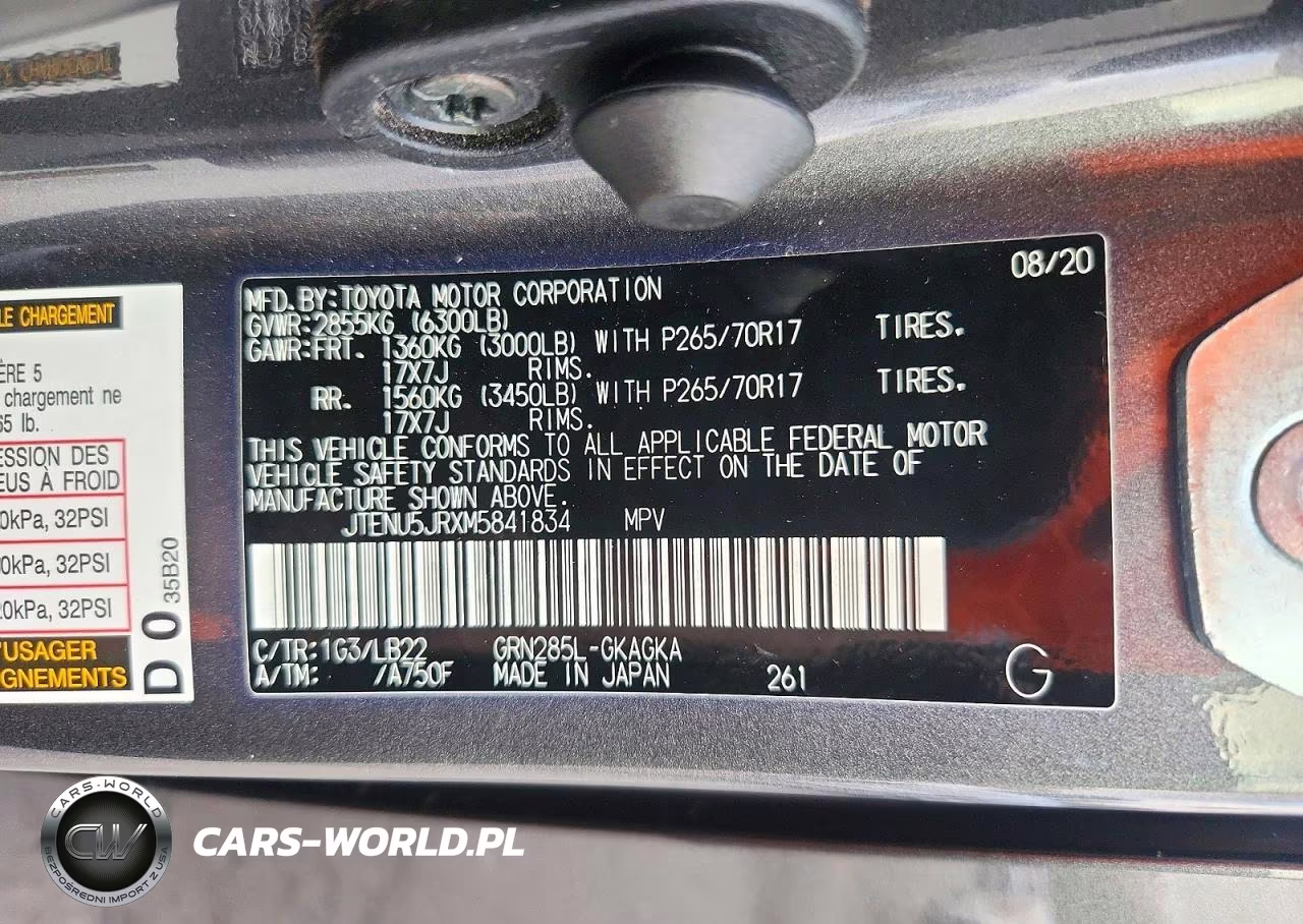 2021 Toyota 4Runner Sr5 Premium VIN:JTENU5JRXM5841834 - 13