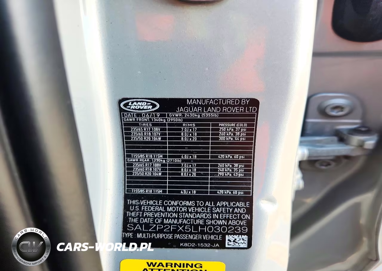 2020 Land Rover Range Rover Evoque Se VIN:SALZP2FX5LH030239 - 13