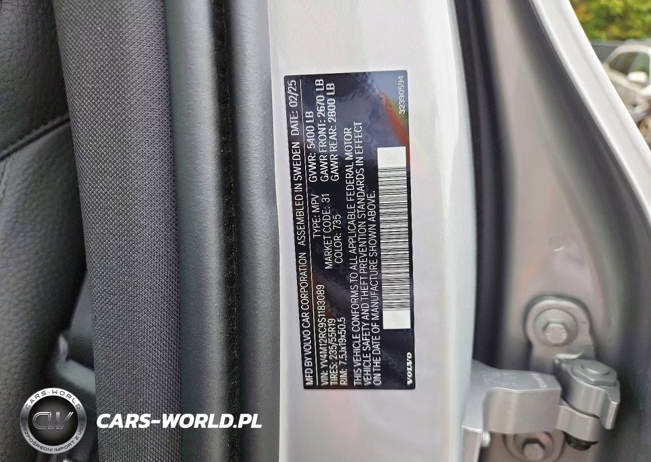 2025 Volvo Xc60 Plus VIN:YV4M12RC9S1183089 - 13