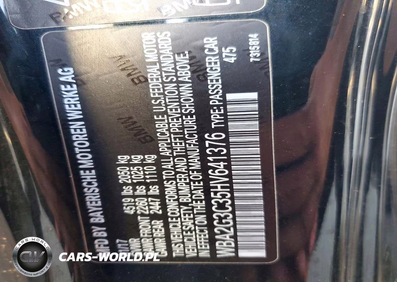 2017 BMW M240Xi VIN:WBA2G3C35HV641376 - 12