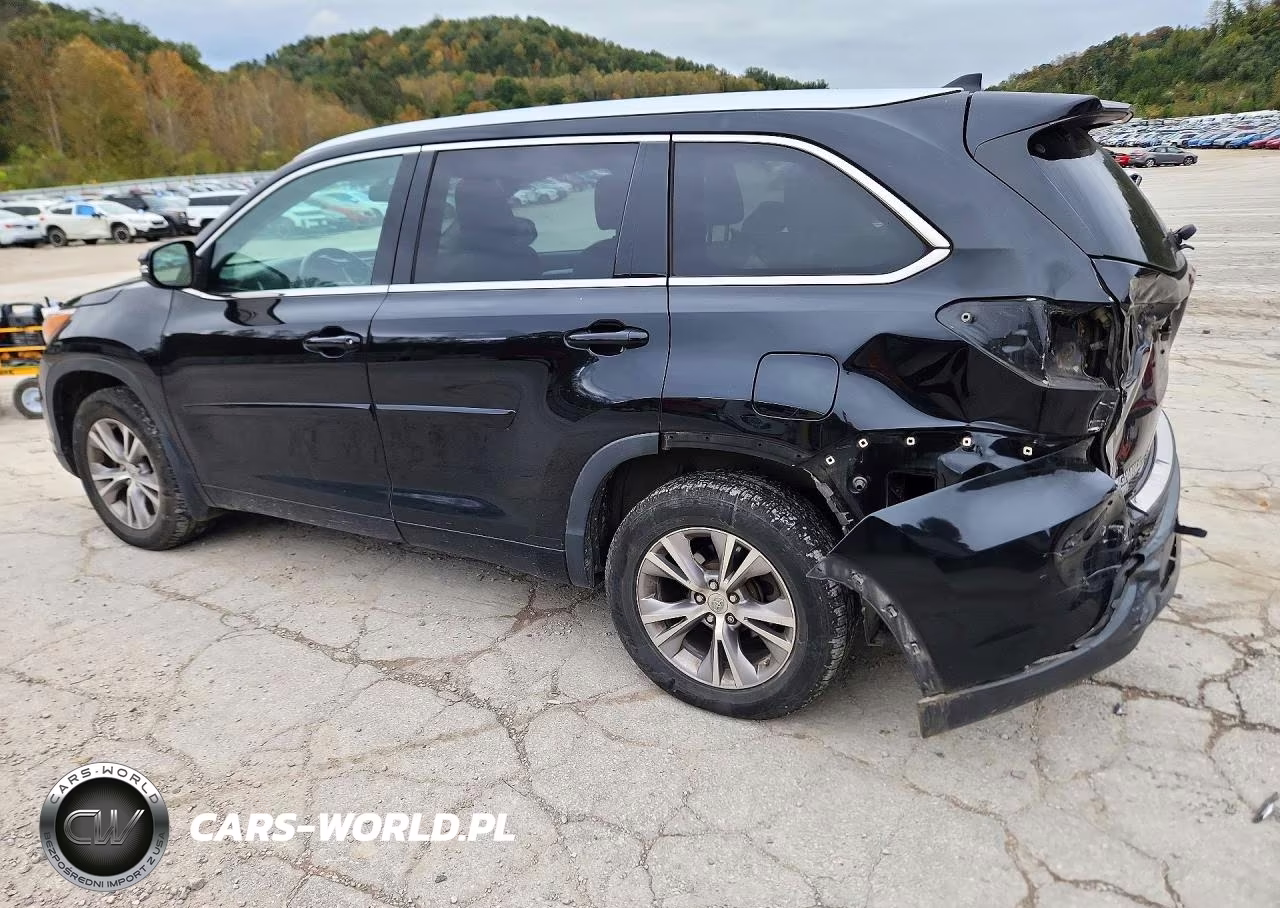 2015 Toyota Highlander Xle VIN:5TDJKRFH7FS214280 - 2