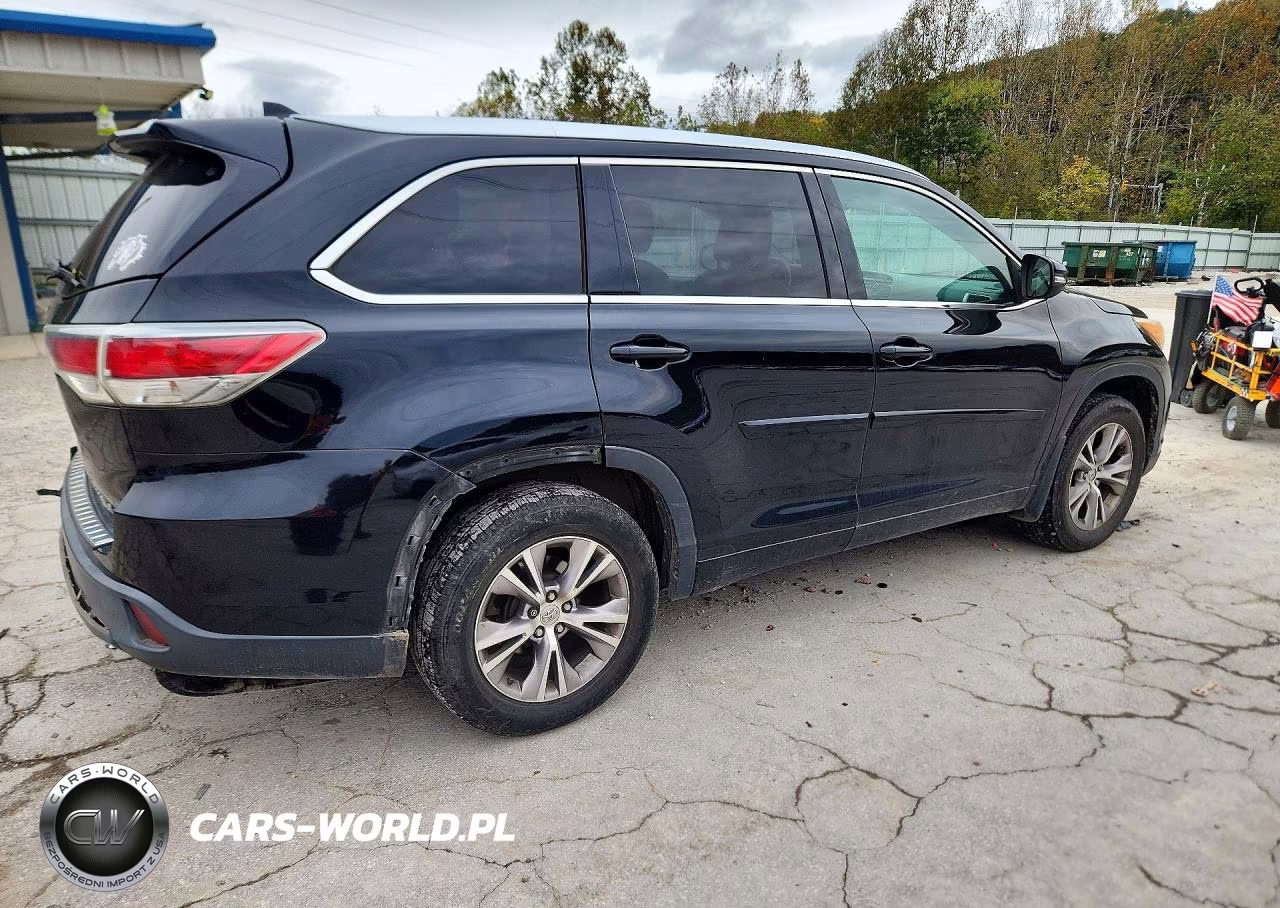 2015 Toyota Highlander Xle VIN:5TDJKRFH7FS214280 - 3