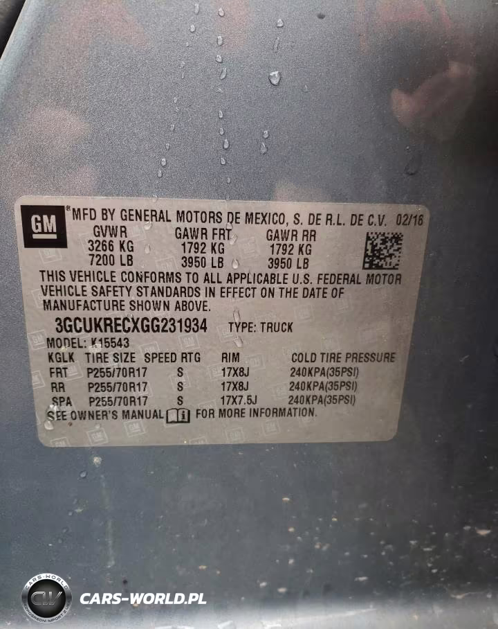 2016 Chevrolet Silverado K1500 Lt VIN:3GCUKRECXGG231934 - 12