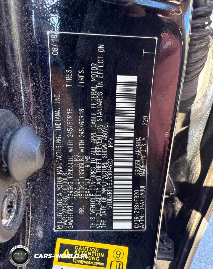 2018 Toyota Highlander Le VIN:5TDBZRFH9JS904623 - 12