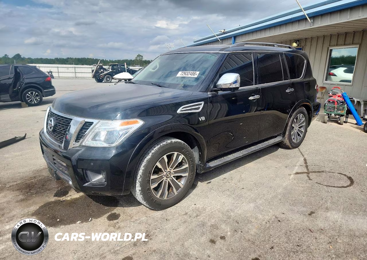 2019 Nissan Armada Sl VIN:JN8AY2ND0K9093464 - 1