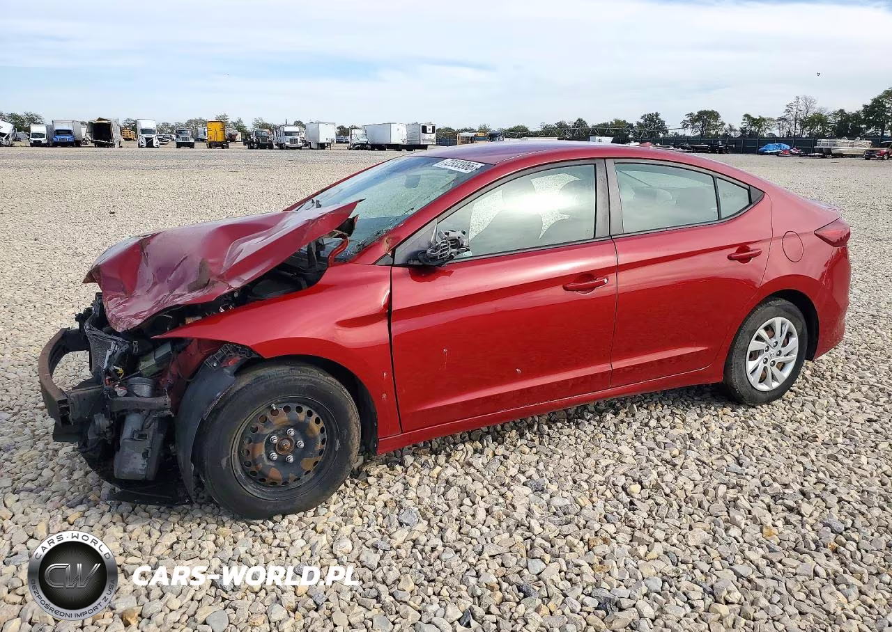 2017 Hyundai Elantra Se VIN:KMHD74LF1HU110849 - 1