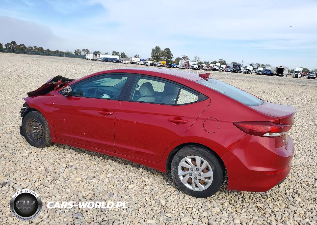 2017 Hyundai Elantra Se VIN:KMHD74LF1HU110849 - 2