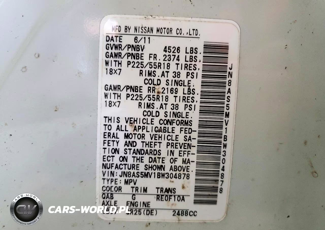 2011 Nissan Rogue S VIN:JN8AS5MV1BW304878 - 13
