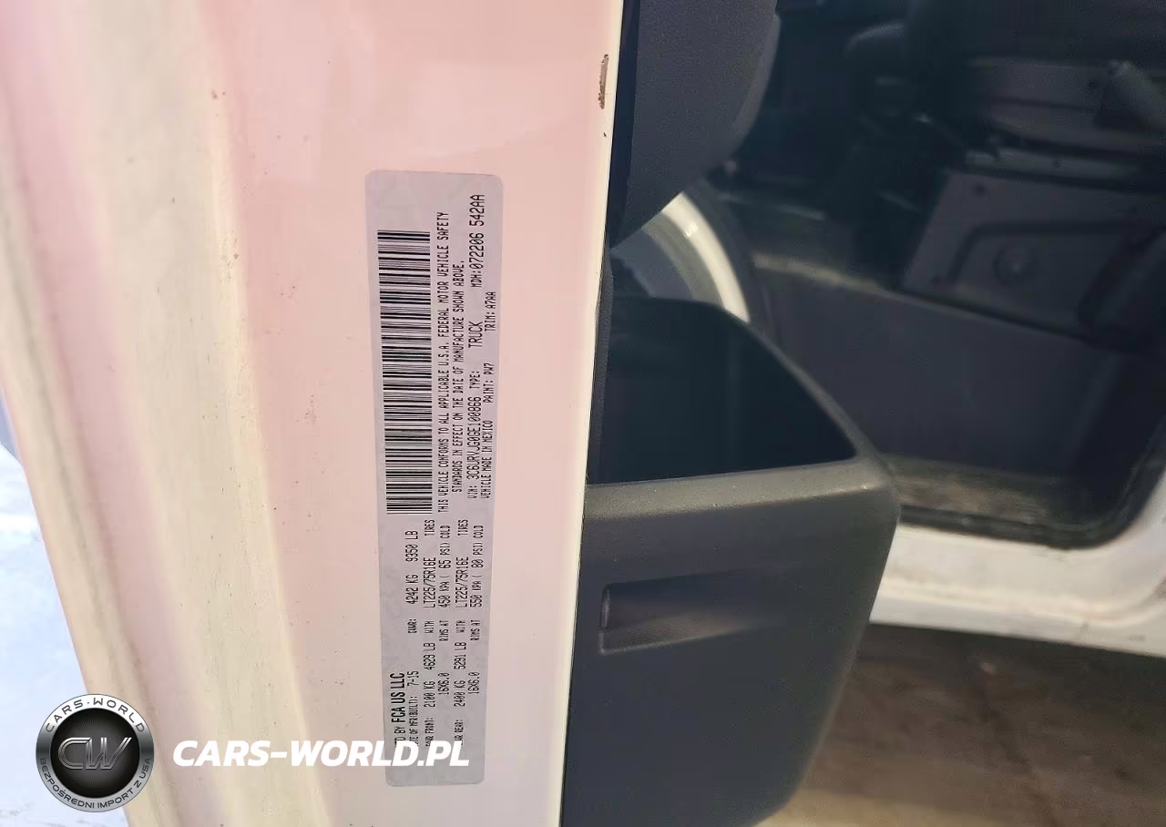 2016 Ram Promaster 3500 3500 High VIN:3C6URVJG0GE100866 - 12