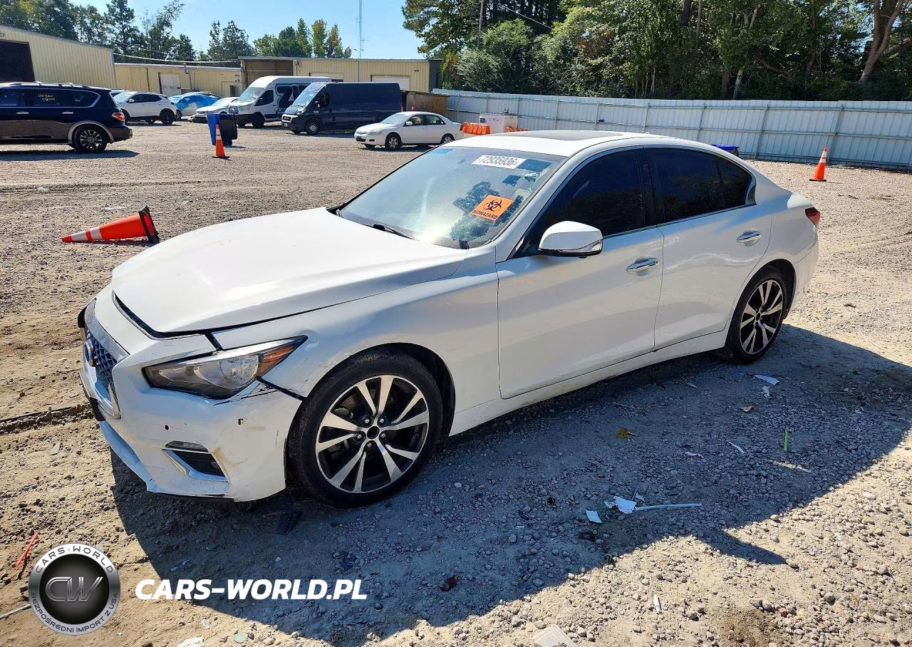2021 Infiniti Q50 Luxe VIN:JN1EV7BP3MM706133 - 1