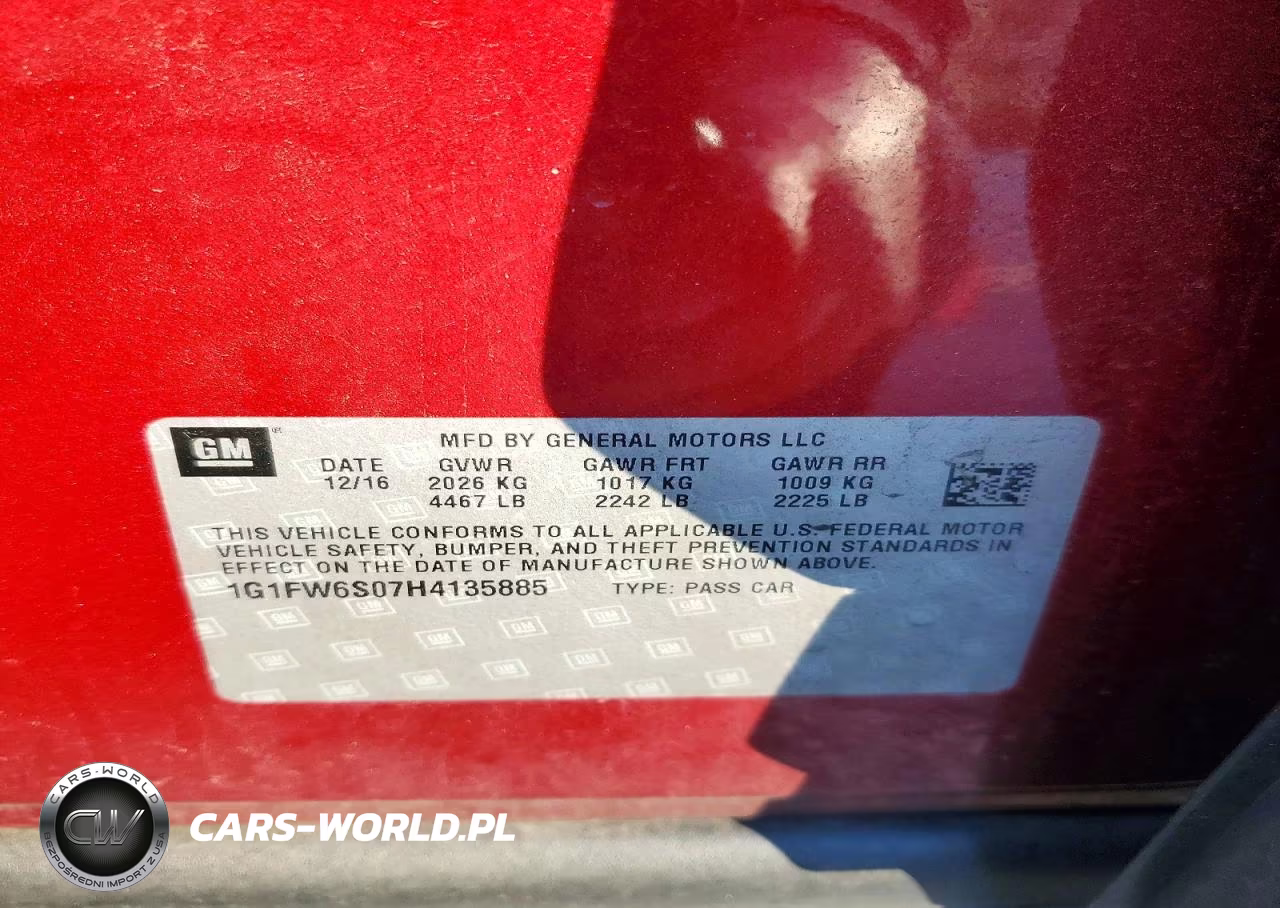 2017 Chevrolet Bolt Ev Lt VIN:1G1FW6S07H4135885 - 13