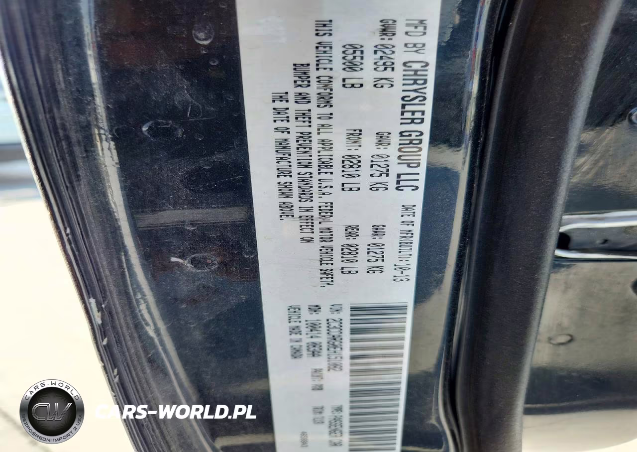 2014 Chrysler 300 VIN:2C3CCARG0EH151082 - 13