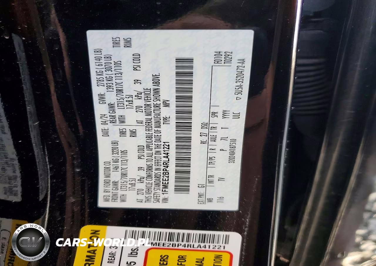 2024 Ford Bronco Wildtrak VIN:1FMEE2BP4RLA41221 - 13
