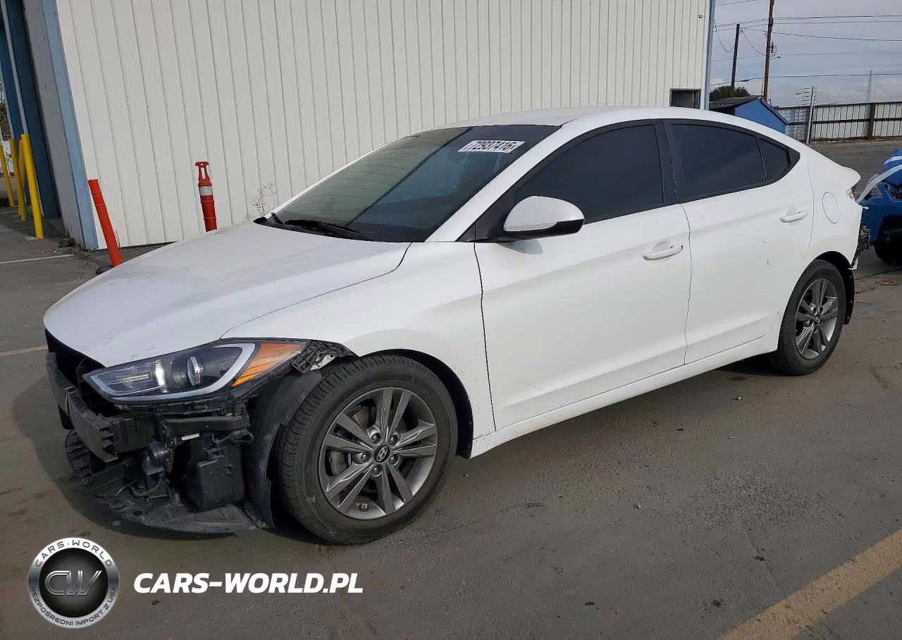 2018 Hyundai Elantra Sel VIN:5NPD84LF0JH252224 - 1