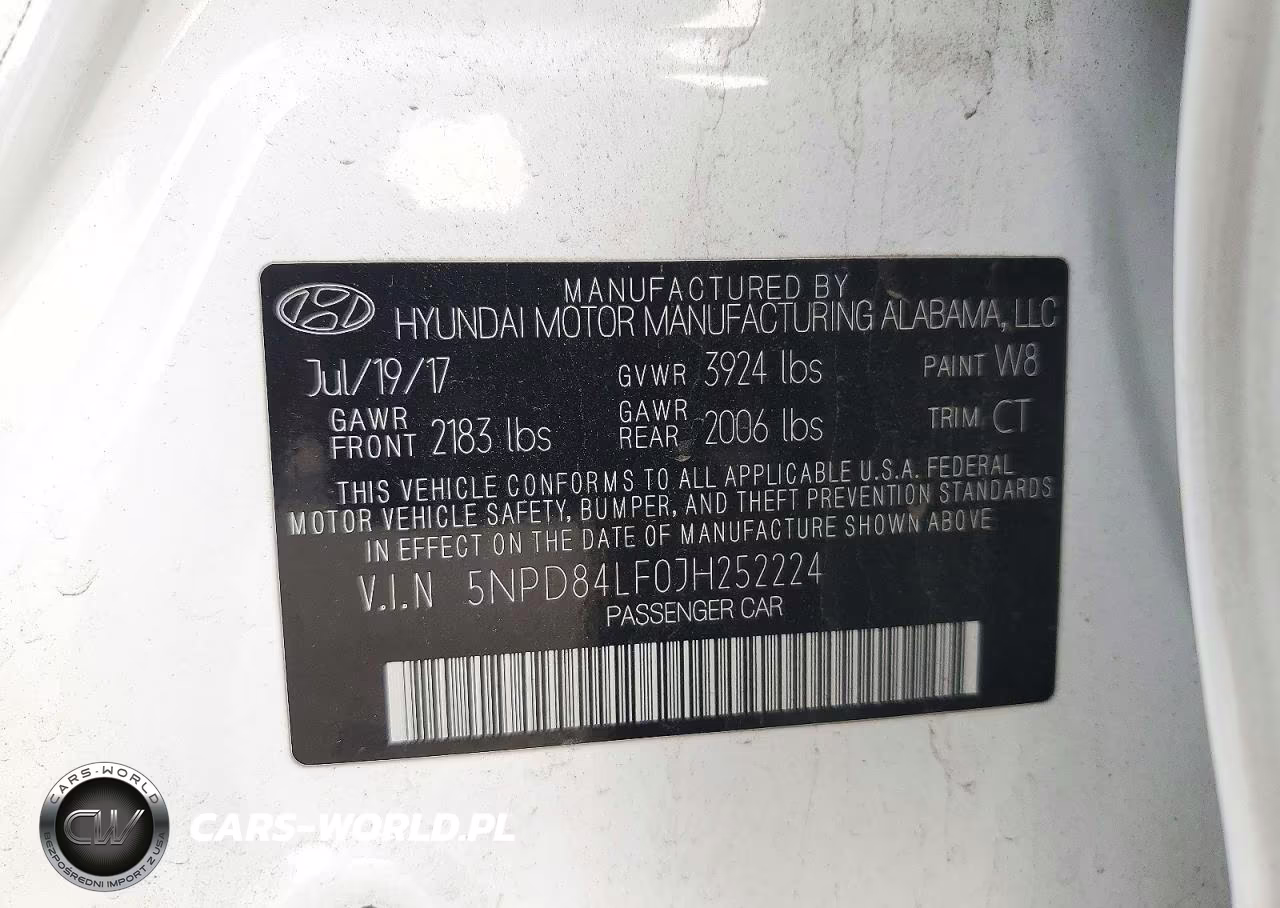 2018 Hyundai Elantra Sel VIN:5NPD84LF0JH252224 - 13
