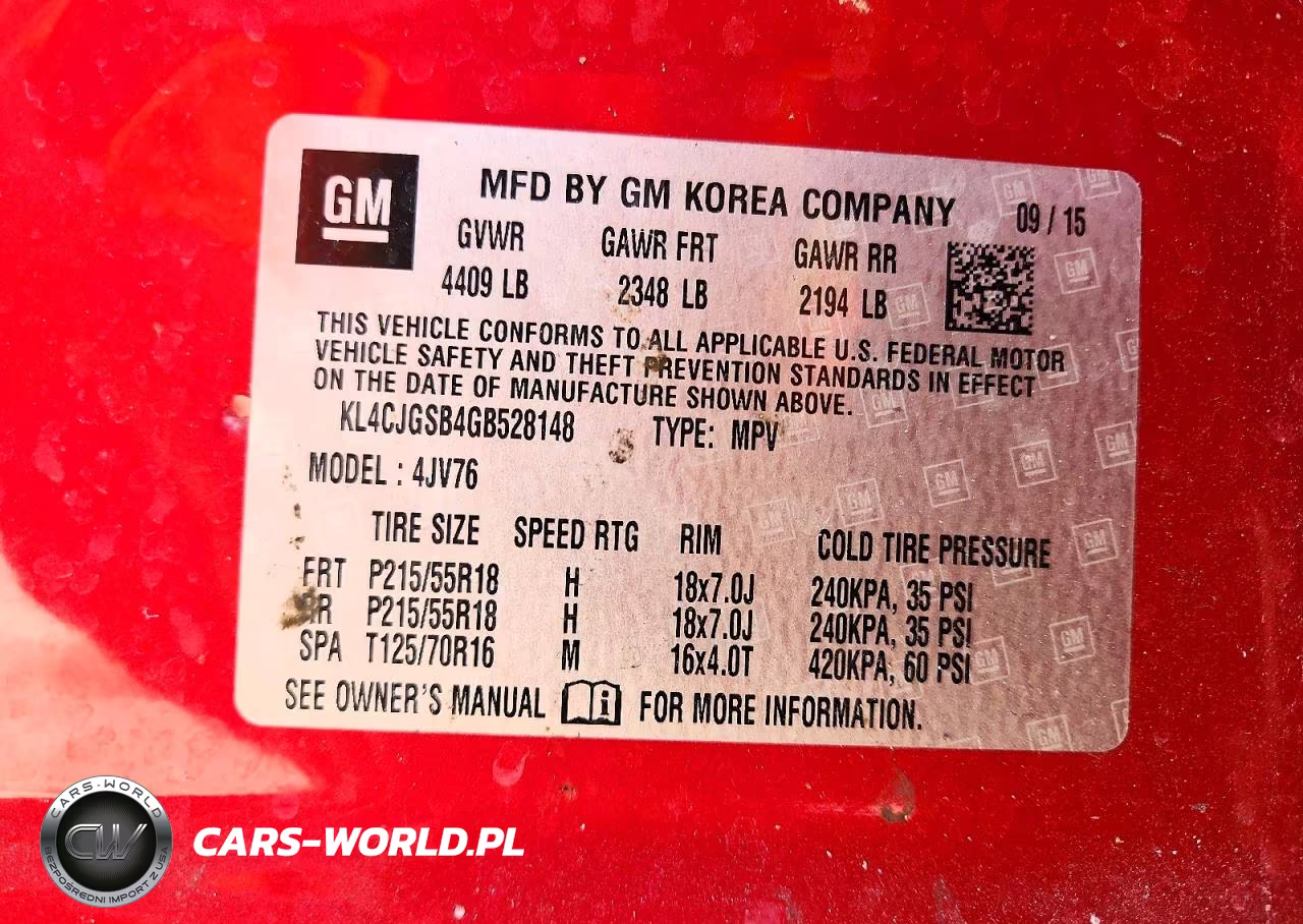 2016 Buick Encore VIN:KL4CJGSB4GB528148 - 12