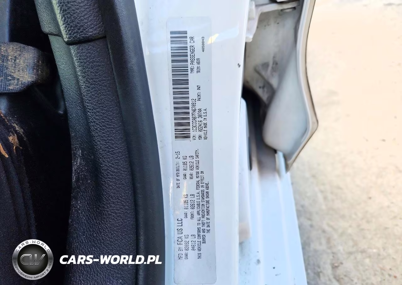 2015 Chrysler 200 Limited VIN:1C3CCCAB7FN670912 - 12