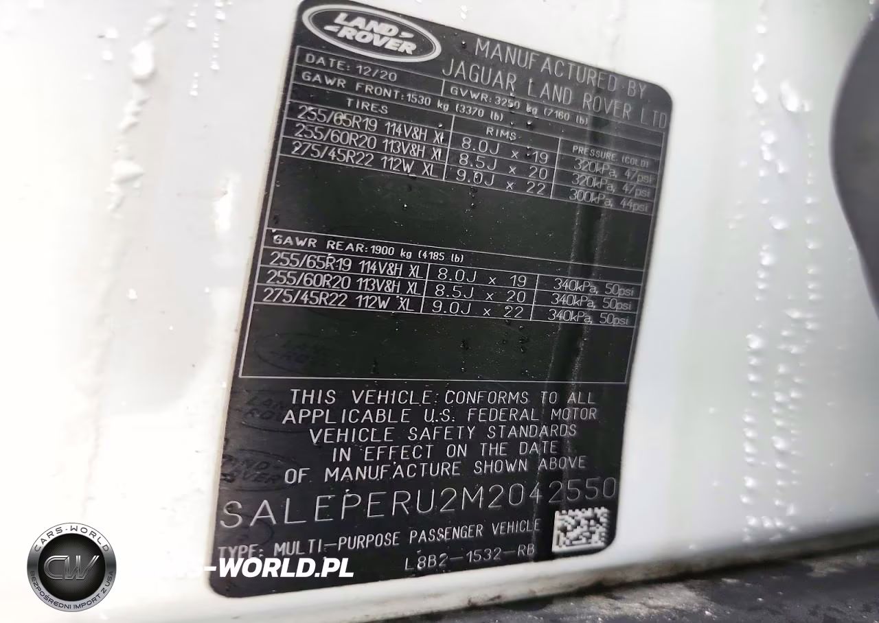 2021 Land Rover Defender 110 Se VIN:SALEPERU2M2042550 - 13