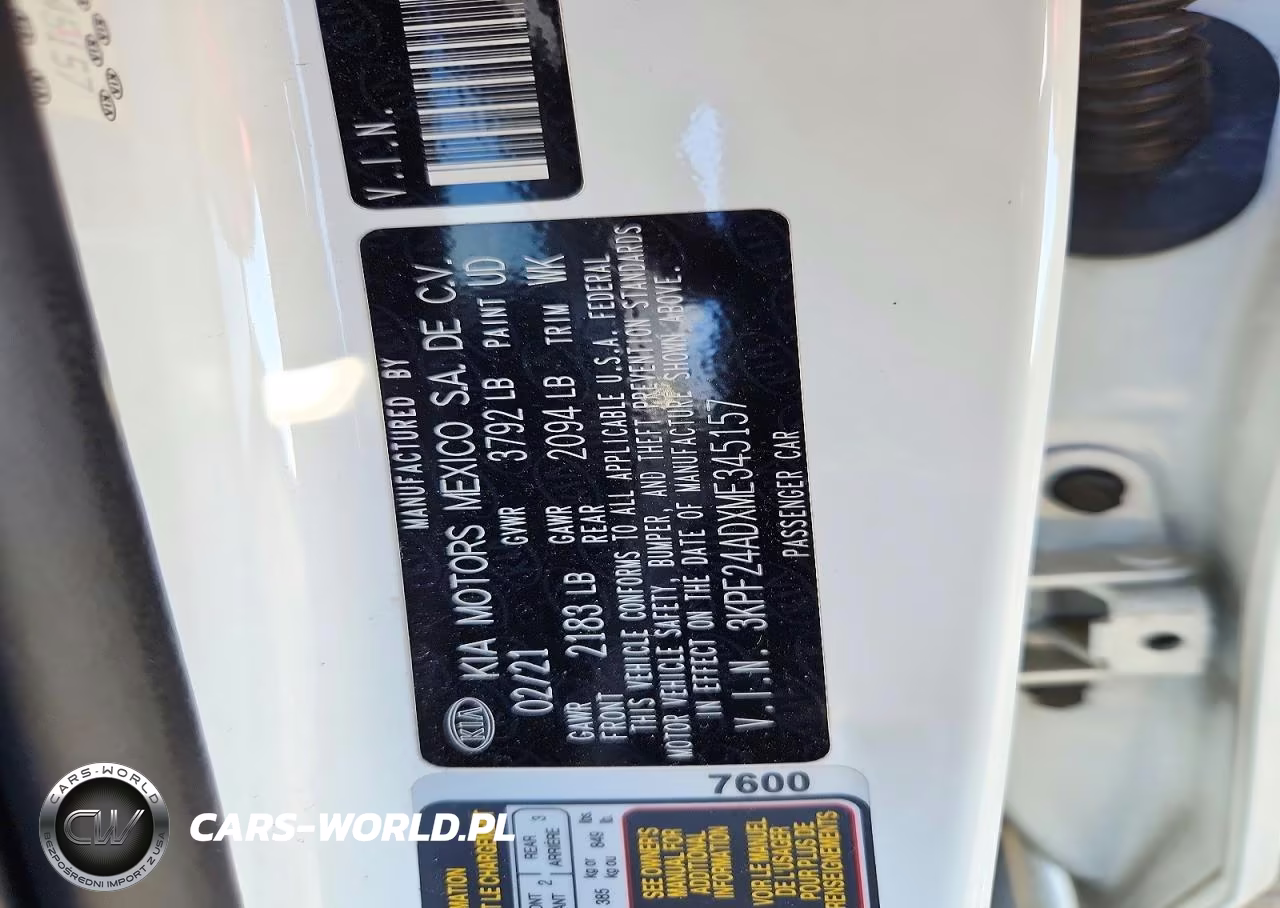2021 Kia Forte Fe VIN:3KPF24ADXME345157 - 12