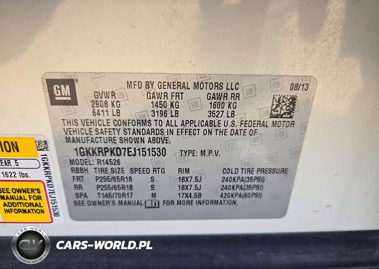 2014 GMC Acadia Sle VIN:1GKKRPKD7EJ151530 - 13