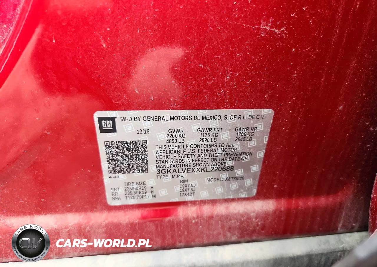 2019 GMC Terrain Slt VIN:3GKALVEXXKL220688 - 13